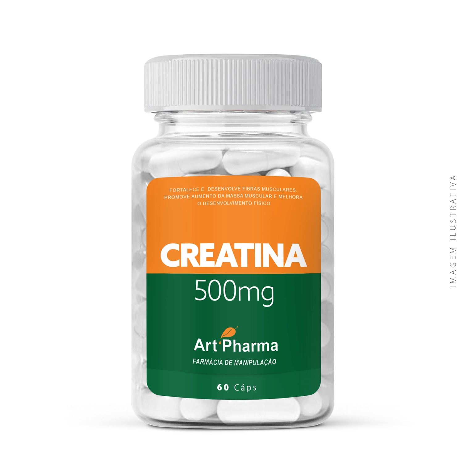 Creatina 500mg 180 Cápsulas