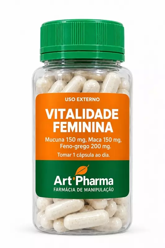 Vitalidade Feminina 60 capsulas - R$45,00