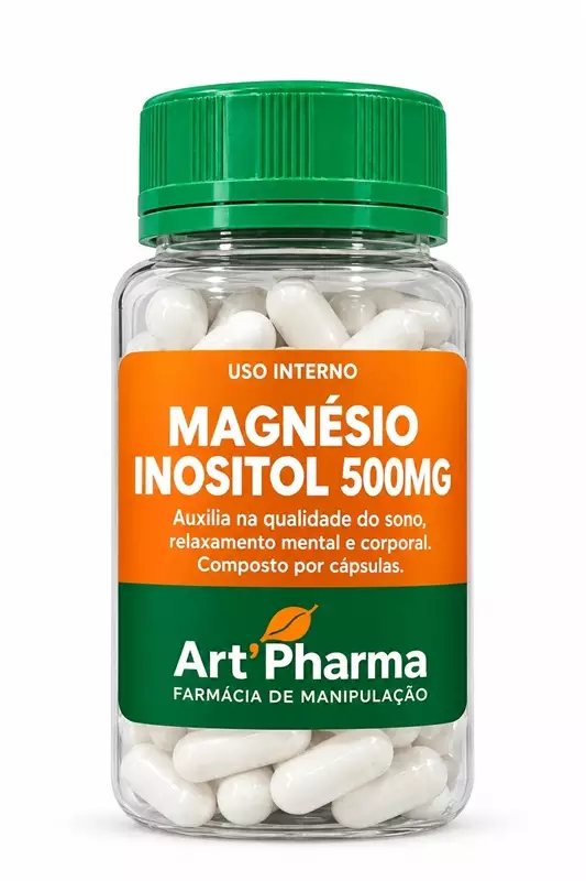Magnesio Inositol 500mg 30 caps.-R$50,00